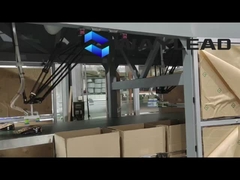 Kiểm soát PLC của dây chuyền đóng gói bánh mì tự động 35-150 túi/min Capacity