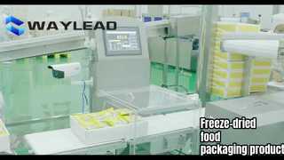 Robot đặt đĩa tự động Dây chuyền sản xuất bao bì thực phẩm đông khô