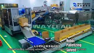 Hệ thống xử lý, vận chuyển, đếm, đóng gói và xếp vật liệu tự động