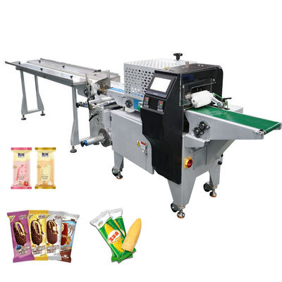 Máy đóng gói dòng chảy ngang tự động HFFS Máy đóng gói bánh kem thương mại WZ-220