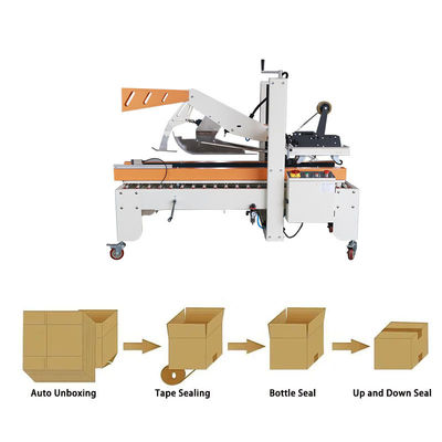 20 mét mỗi phút hoàn toàn tự động Box Case Erector Machine And Carton Cựu nhà máy máy