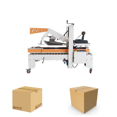 Máy niêm phong hộp hộp hộp hóa học tự động Tốc độ cao 18-20 mét/min Đường dây đai