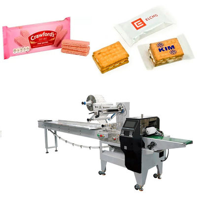 WZ-220 Cookie hffs máy bọc dòng ngang tùy chỉnh máy đóng gói dòng giấy tự động