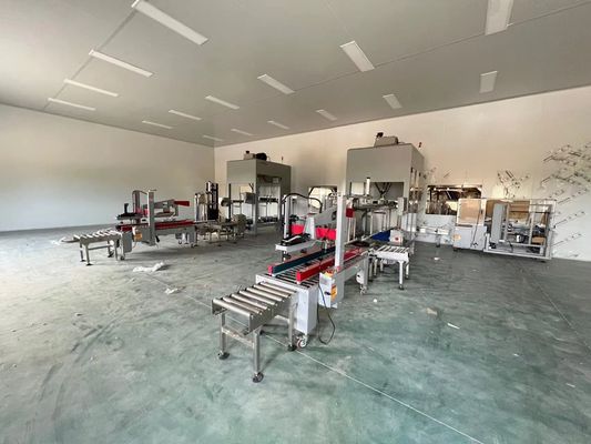 Chức năng hình thành Dòng đóng gói tự động 35-150 túi/phút Đối với kích thước hộp 250-350g/m2