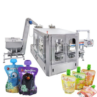 PLC điều khiển ống phun túi đầy máy nắp với túi rửa miệng tự động