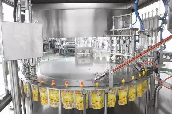 Máy làm đầy túi chất lỏng tự động với vòi phun hình thức điền dọc vòi phun túi máy