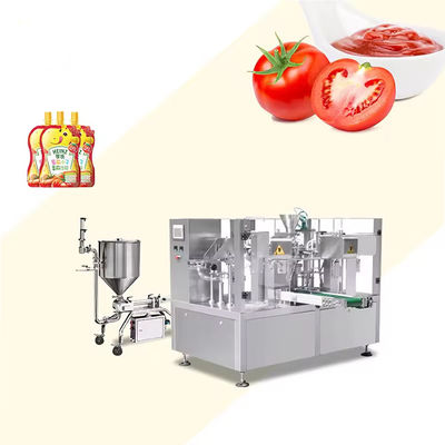 Stepper Motor Auto Liquid Bag Filling Machine cho sản xuất nhỏ đến trung bình