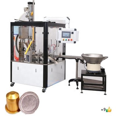 Máy đóng gói viên nang cà phê tự động SUS304 Máy lấp đặc biệt cho các nhà máy chế biến thực phẩm