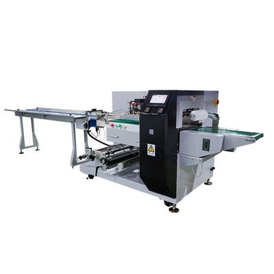 Chiều rộng túi 35-80 mm Máy bọc dòng chảy ngang với thiết bị rửa khí tùy chọn