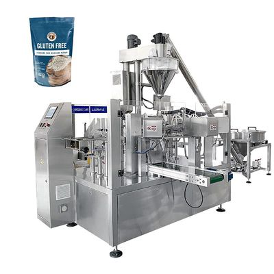 Máy đóng gói túi làm sẵn bằng thép không gỉ đa chức năng với tốc độ 70 túi / phút cho túi Doypack và túi dây kéo