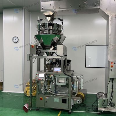 Máy đóng gói túi Doypack thực phẩm trái cây sấy khô tự động 80 túi/phút, thân máy bằng thép không gỉ 304