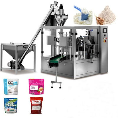 Máy đóng gói Doypack phù hợp với túi đứng 60 túi / phút cho nước sốt và dầu gội